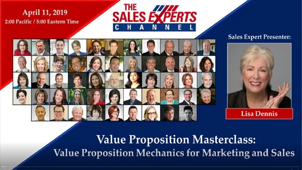 Masterclass Value Proposition Mechanics Marketing Sales